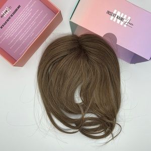 Insert Name Here (INH) “Zoey” Light Brown Bang Clip